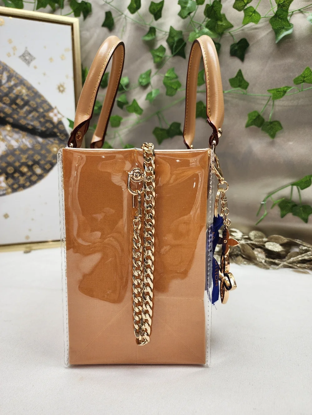 Authentic Louis Vuitton Retail Shopping Bag in A PVC Tote - Picture 6 of 12